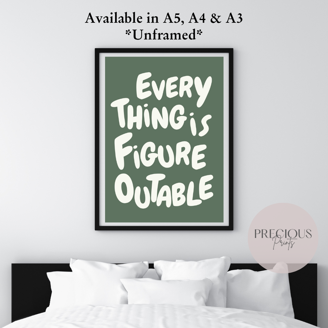 Everything Is Figureoutable - Motivational Poster