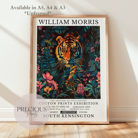 William Morris Tiger Poster / Art Exhibition Print