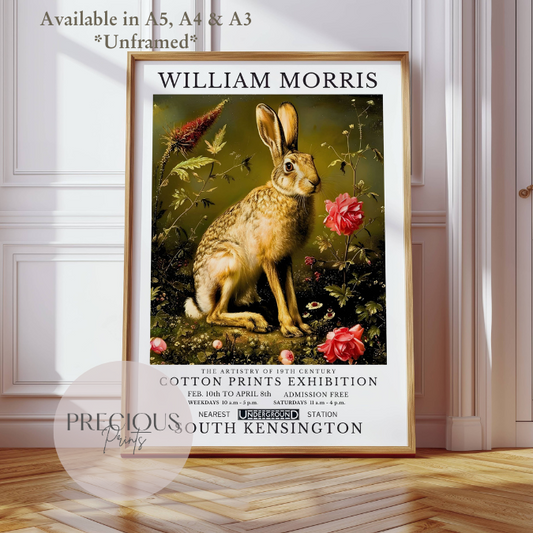 William Morris Hare Poster / Art Exhibition Print