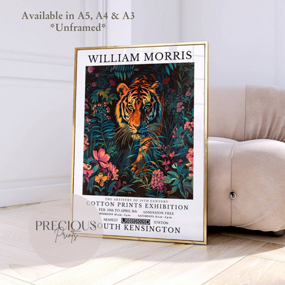 William Morris Tiger Poster / Art Exhibition Print