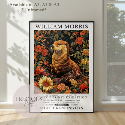William Morris Otter Poster / Art Exhibition Print