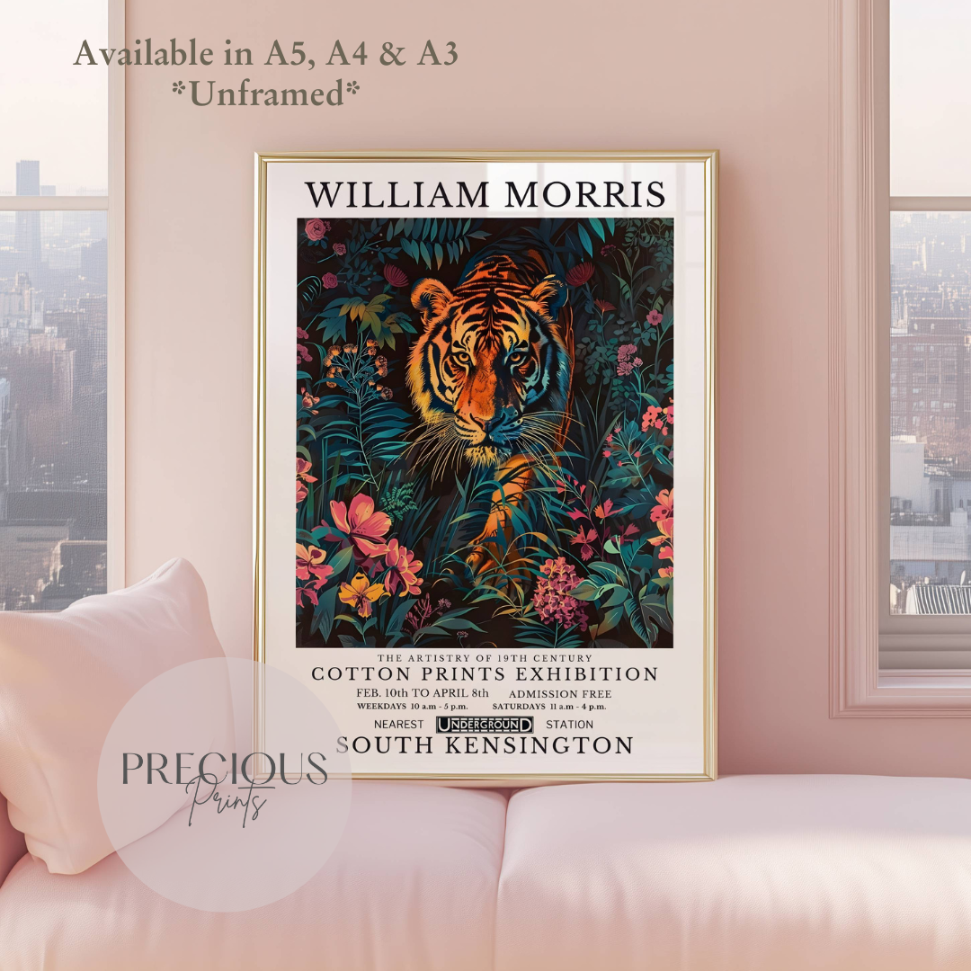 William Morris Tiger Poster / Art Exhibition Print