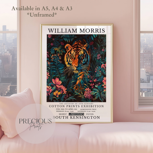 William Morris Tiger Poster / Art Exhibition Print