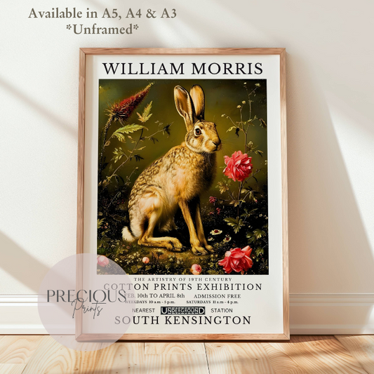 William Morris Hare Poster / Art Exhibition Print