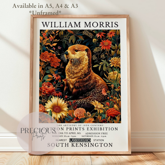 William Morris Otter Poster / Art Exhibition Print