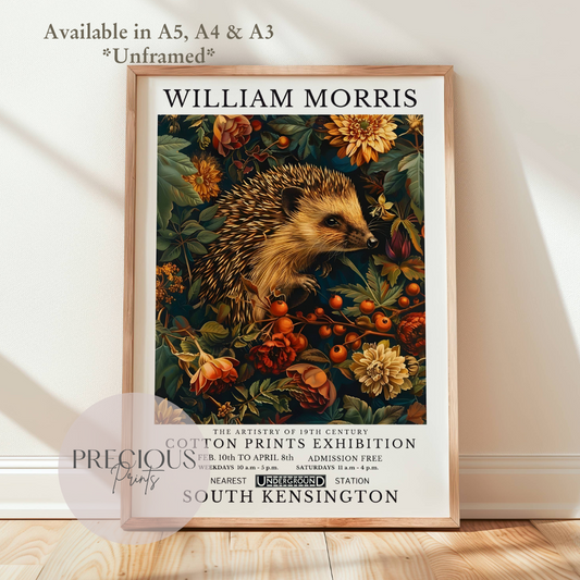 William Morris The Hedgehog Poster / Art Exhibition Print