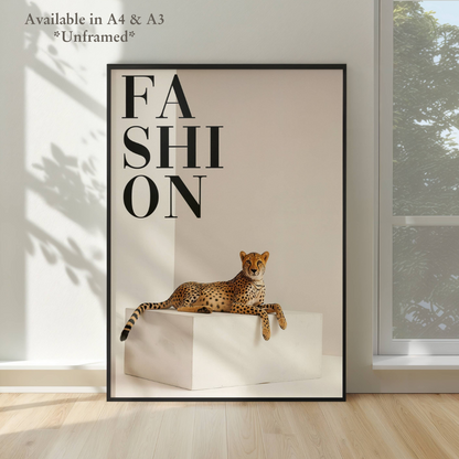 Stylish Cheetah Fashion Print