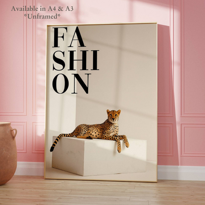 Stylish Cheetah Fashion Print