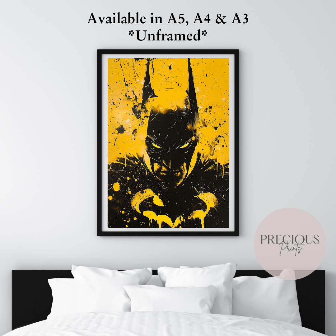 Batman Anime Movie Poster Unframed A5 A4 A3