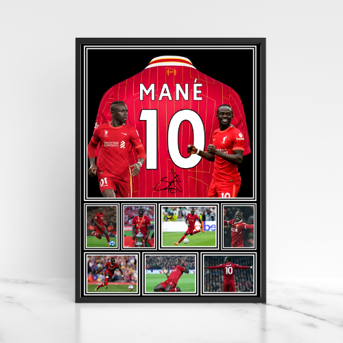 Sadio Mané Print / Football Legends Poster / Football Gift