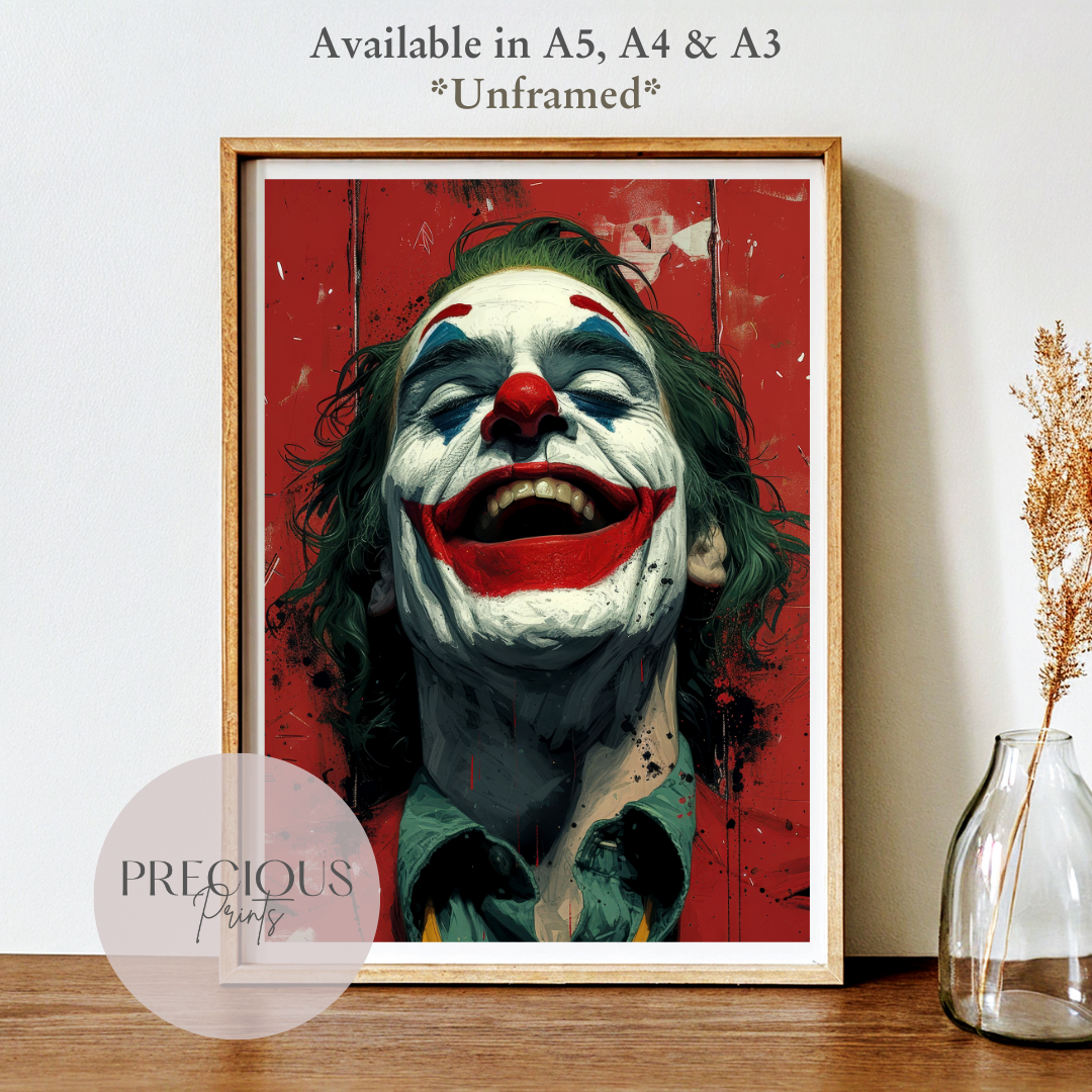 The Joker Anime Movie Poster Unframed A5 A4 A3