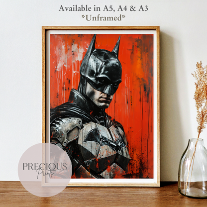 Batman Anime Movie Poster Unframed A5 A4 A3