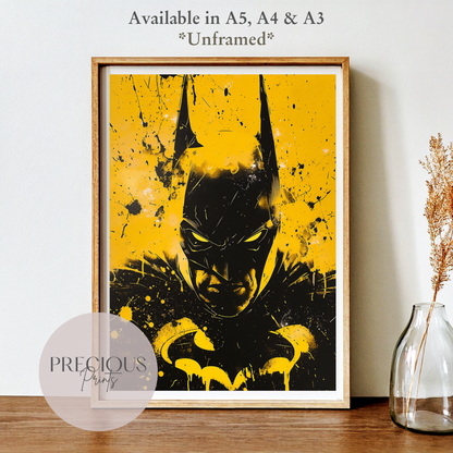 Batman Anime Movie Poster Unframed A5 A4 A3