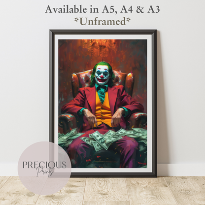 The Joker Anime Movie Poster Unframed A5 A4 A3