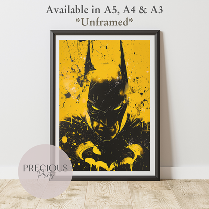 Batman Anime Movie Poster Unframed A5 A4 A3