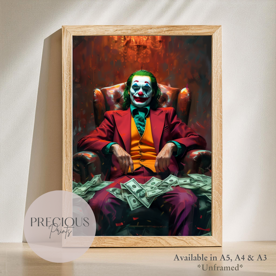 The Joker Anime Movie Poster Unframed A5 A4 A3