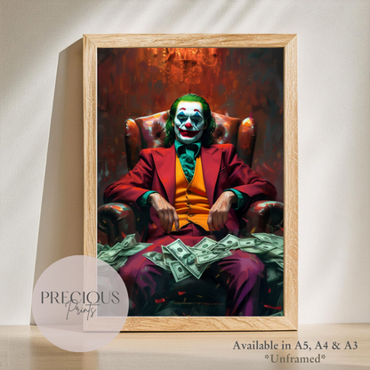The Joker Anime Movie Poster Unframed A5 A4 A3