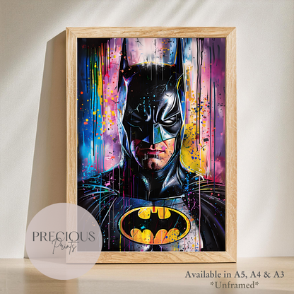 Batman Anime Movie Poster Unframed A5 A4 A3
