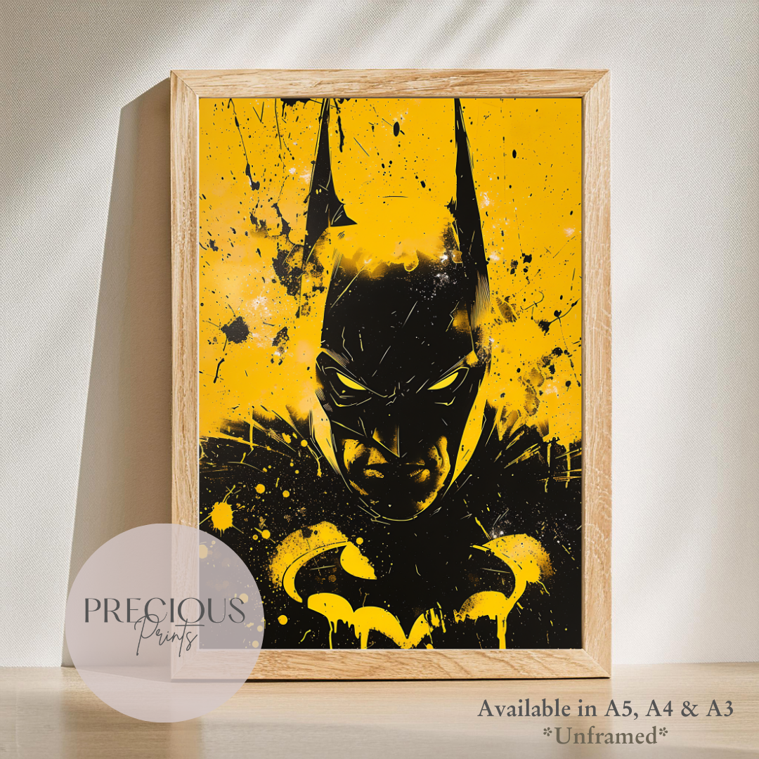 Batman Anime Movie Poster Unframed A5 A4 A3