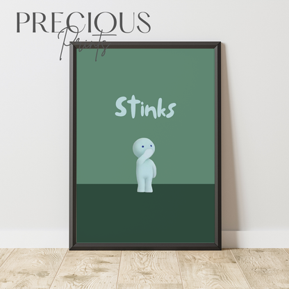 Smiski Stinks Poster / Smiski Toilet Series