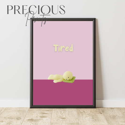 Smiski Sleepy Tired Poster / Smiski Series