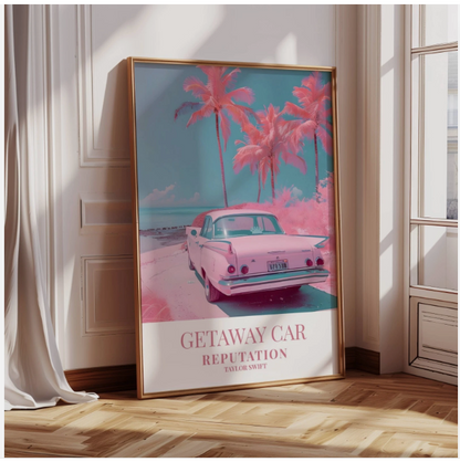 Getaway Car - Taylor Swift lyric poster