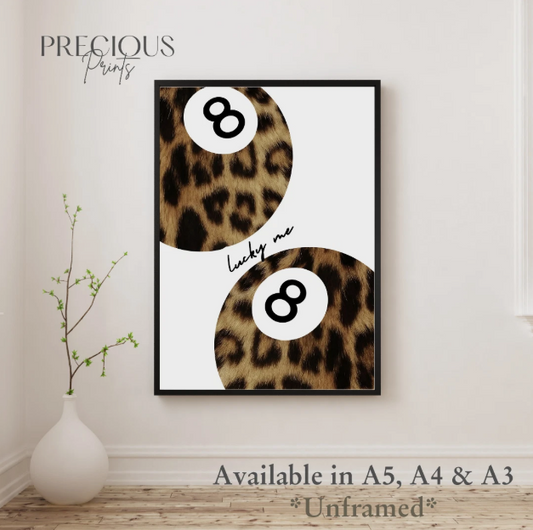 Set of 3 Luxury Trendy Prints Leopard Eclectic Wall Art