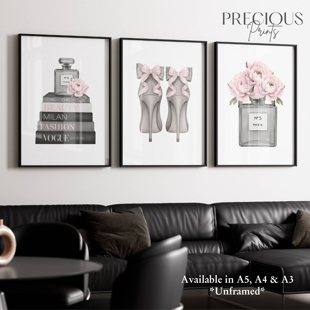 Set of 3 Coquette Pretty Prints