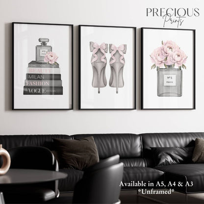 Set of 3 Coquette Pretty Prints