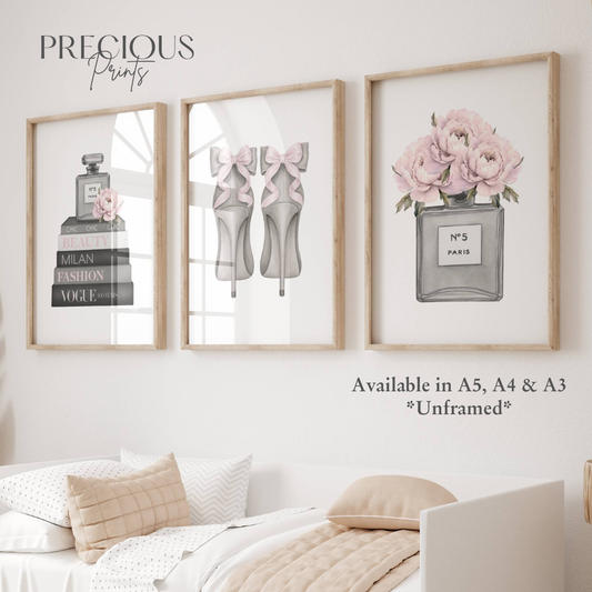 Set of 3 Coquette Pretty Prints