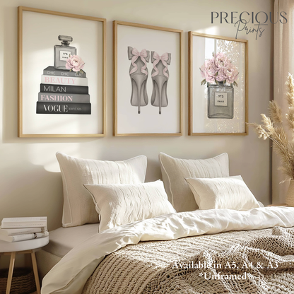 Set of 3 Coquette Pretty Prints