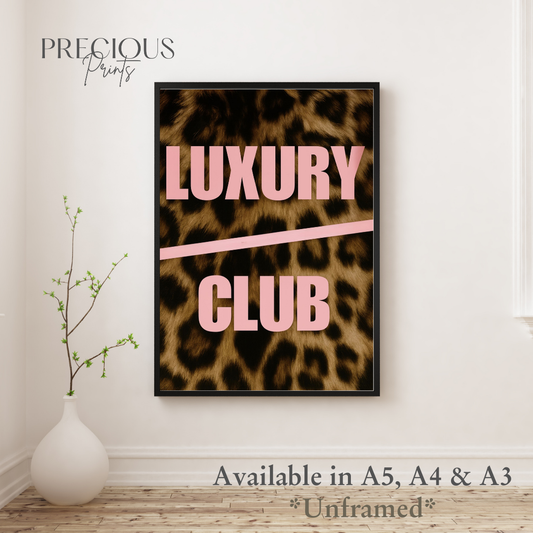 Luxury Club Poster